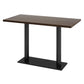 Industrial Brown Dinner Room Kitchen Table Solid Wood Top Table with Metal Base for Dining Room Clearhalo ' dining_table' 'Dining Tables & Seating' 'Dining Tables' 'furn' 'furn_dining_table' 'Furniture' 'furniture_dining_table' 'Kitchen & Dining Furniture' 'kitchen&dining_furn' 'kitchen' 'kitchen_dining_table' 1200x1200_88e8a600-f927-45f0-b71b-ca605f2277af
