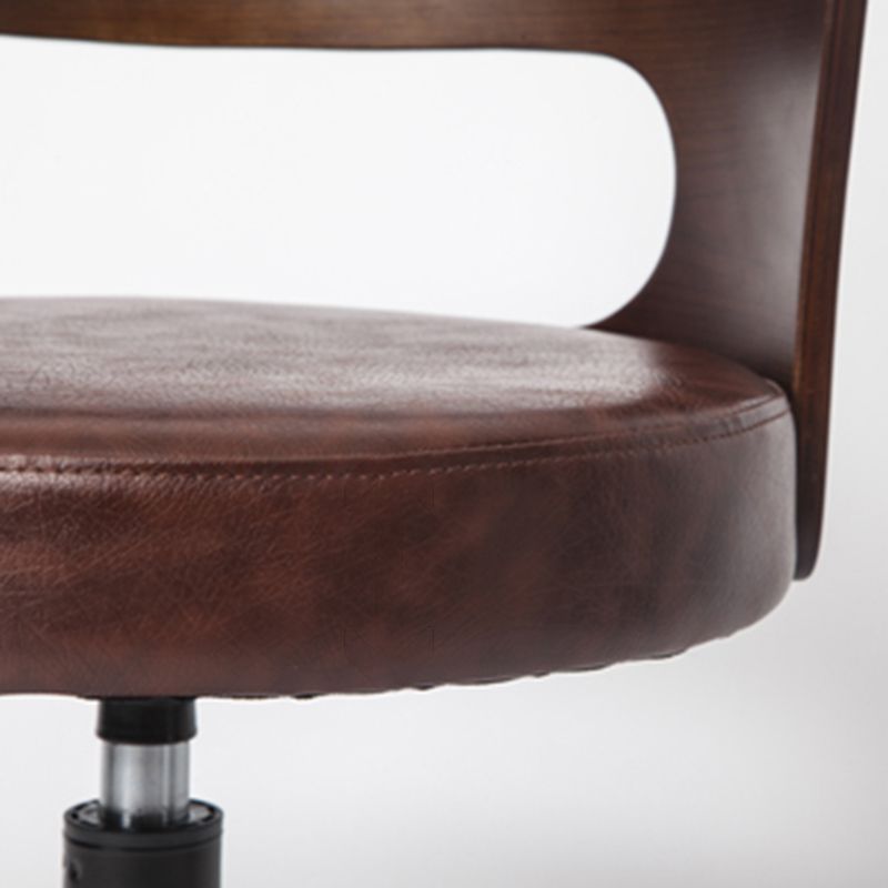 Modern Rotatable Backrest Counter Stool Steel Household Bar Stool with Pulley and Cushion Clearhalo 'Bar Furniture' 'Bar Stools' 'bar_stools' 'furn' 'furn_bar_stools' 'furniture_bar_stools' 'Kitchen & Dining Furniture' 'kitchen&dining_furn' 'kitchen' 'kitchen_furn' Furniture' 1200x1200_88e9741c-bb57-47e6-bced-3dcf39f7e84b