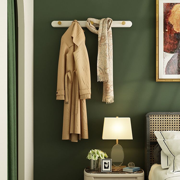 Kit de entrada de madera de estilo moderno de stand montada con ganchos de madera