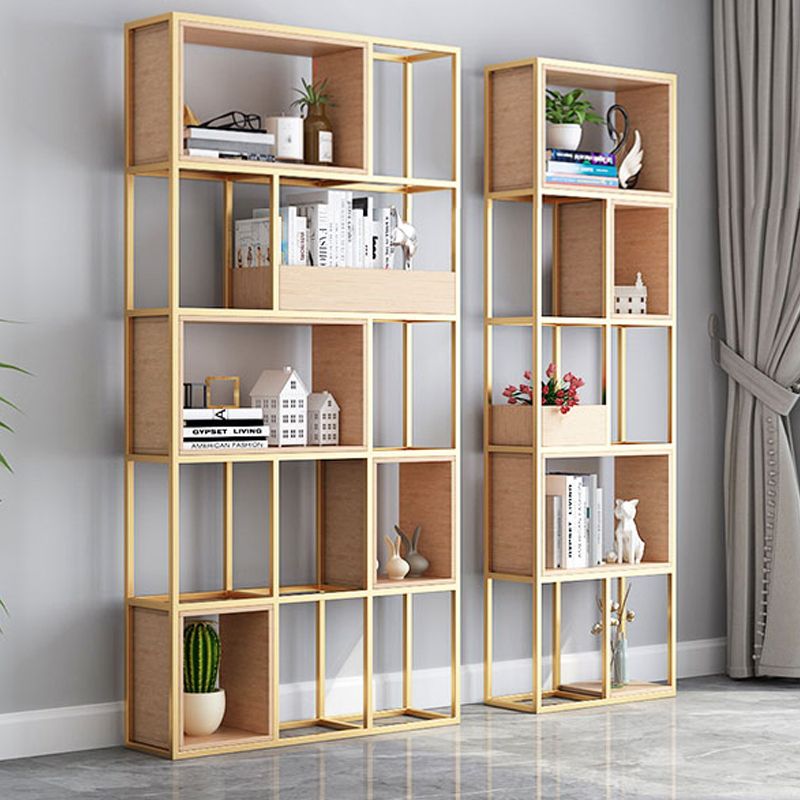 Open Metal Bookcase Minimalist Rectangular Shelf for Study Room Clearhalo 'Bookcases' 'furn' 'furn_bookcases' 'Furniture' 'furniture_bookcases' 'kitchen' 'kitchen_bookcases' 'Living Room Furniture' 'Office Furniture' 1200x1200_88eba857-5900-4ac8-8e5b-00a14c8c01b6
