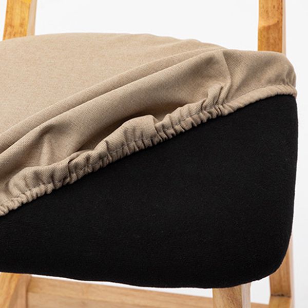 Scandinavian Rubberwood Upholstered Bar Stools Matte Finish Footrest Stool Clearhalo 'Bar Furniture' 'Bar Stools' 'bar_stools' 'Furniture' 'furniture_bar_stools' 'Kitchen & Dining Furniture' 1200x1200_88ed7263-c9f5-4a29-965a-cf2f7d79bb0f