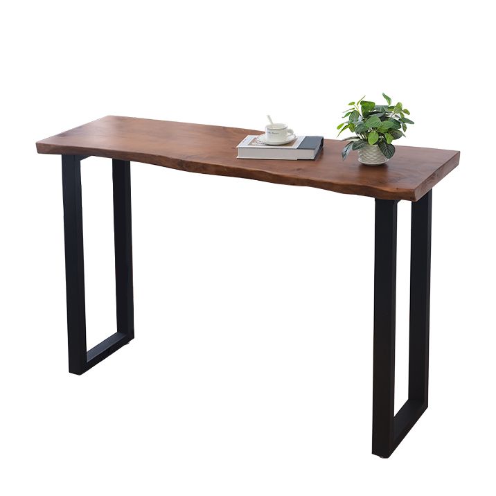 Tavolo da cocktail bar in slitta industriale Tavolino in legno massiccio per soggiorno