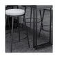 Marble Bistro Bar Desk with Rectangle Table Top White Double Pedestal Table-41.3" H Clearhalo 'Bar Furniture' 'Bar Tables' 'bar_tables' 'furn' 'furn_bar_tables' 'Furniture' 'furniture_bar_tables' 'Kitchen & Dining Furniture' 1200x1200_88f1e869-a624-4034-8b9c-2f9f871a0e4f