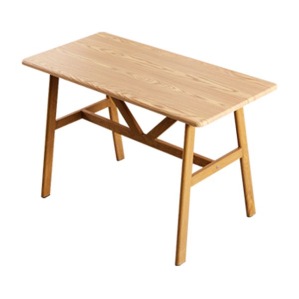 Industrial Kitchen Wood Table for Restaurant Dining Table with Wooden Base Clearhalo ' dining_table' 'Dining Tables & Seating' 'Dining Tables' 'furn' 'furn_dining_table' 'Furniture' 'furniture_dining_table' 'Kitchen & Dining Furniture' 'kitchen&dining_furn' 'kitchen' 'kitchen_dining_table' 1200x1200_88f3363e-0d8d-4e51-931c-3f43a9023093