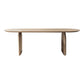 Oval Double Pedestal Modern Dining Table Wood Color Fixed Table of Solid Wood Clearhalo ' dining_table' 'Dining Tables & Seating' 'Dining Tables' 'furn' 'furn_dining_table' 'Furniture' 'furniture_dining_table' 'Kitchen & Dining Furniture' 'kitchen&dining_furn' 'kitchen' 'kitchen_dining_table' 1200x1200_88f3c54c-2943-4853-bf09-912d451fa79d