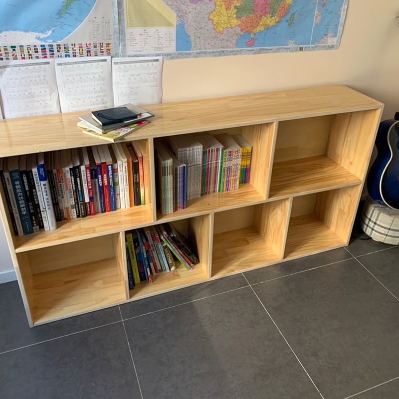 Libreria moderna in legno, libreria geometrica per qualsiasi stanza, 9,5 "W