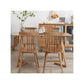 Modern Style Solid Wood Dining Set with Rectangle Shape Table and Double Pedestal Base Clearhalo 'Dining Room Sets' 'Dining Tables & Seating' 'dining_room_set' 'furn' 'furn_dining_room_set' 'Furniture' 'furniture_dining_room_set' 'Kitchen & Dining Furniture' 'kitchen&dining_furn' 'kitchen' 1200x1200_88f52841-381a-4af3-9f75-4cf9607ea3ea