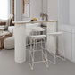 Faux Marble Bistro Bar Table Double Pedestal Bar Table for Living Room Clearhalo 'Bar Furniture' 'Bar Tables' 'bar_tables' 'furn' 'furn_bar_tables' 'Furniture' 'Kitchen & Dining Furniture' 1200x1200_88f62a55-771f-4ac6-a538-2e9ca555a1db