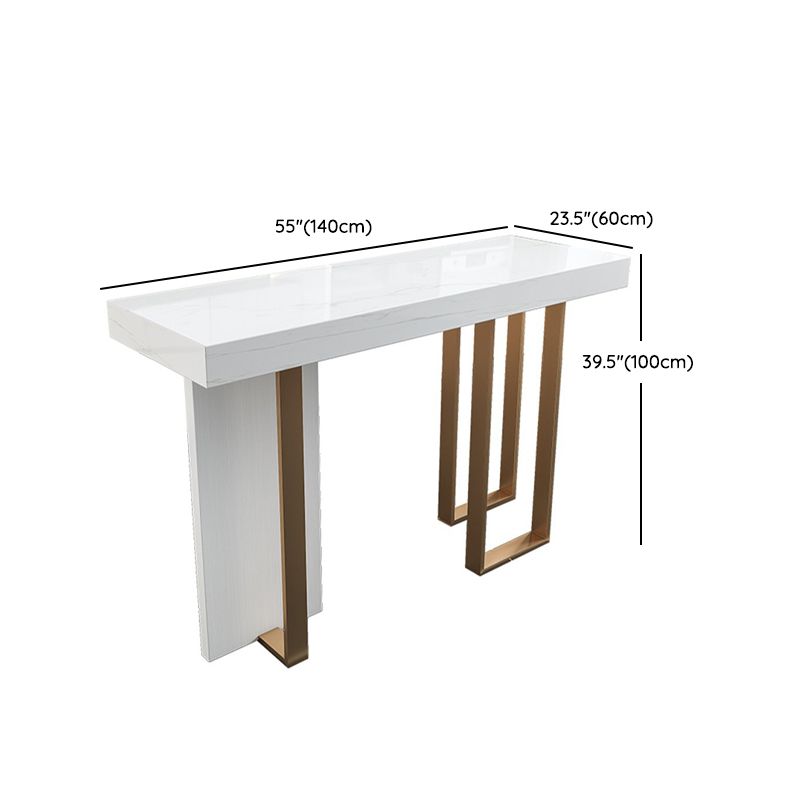 Glam Rectangle Bar Table Set 1/5 Pcs Faux Marble Bar Table Set Clearhalo 'Bar Furniture' 'furn' 'furn_home_bar_bar_sets' 'Furniture' 'Home Bars & Bar Sets' 'home_bar_bar_sets' 'Kitchen & Dining Furniture' 1200x1200_88f8d287-012a-45f2-a5ef-b4730e30492c