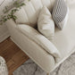 Abnehmbare Kissen -Kissen -Kissen -Top Arms -Sofa mit Chaise in Beige