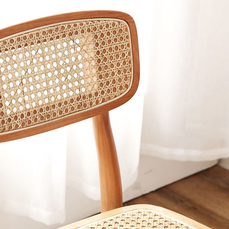 Contemporary Style Dining Chairs Armless Open Back Chairs with Wooden Legs Clearhalo ' kitchen&dining_furn' 'Dining Chairs' 'Dining Tables & Seating' 'dining_chair' 'furn' 'furn_dining_chair' 'Furniture' 'furniture_dining_chair' 'Kitchen & Dining Furniture' 'kitchen' 1200x1200_8900de35-1684-4b9c-a55f-dc749894b7f1