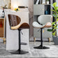 Contemporary Metal Adjustable Barstool Leather Counter Stool with Swivel in Matte Finish Clearhalo 'Bar Furniture' 'Bar Stools' 'bar_stools' 'furn' 'furn_bar_stools' 'Furniture' 'Kitchen & Dining Furniture' 1200x1200_890440f2-e067-4a5f-884a-73ccf88afebd