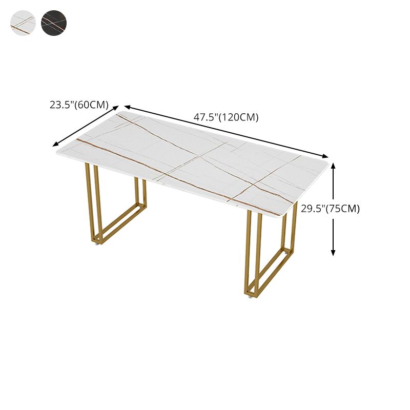 Sintered Stone Dining Table Traditional Luxury Sled Base Dining Table Clearhalo ' dining_table' 'Dining Tables & Seating' 'Dining Tables' 'furn' 'furn_dining_table' 'Furniture' 'furniture_dining_table' 'Kitchen & Dining Furniture' 'kitchen&dining_furn' 'kitchen' 'kitchen_dining_table' 1200x1200_8904ccdc-7903-4811-a18a-158b53ab3574