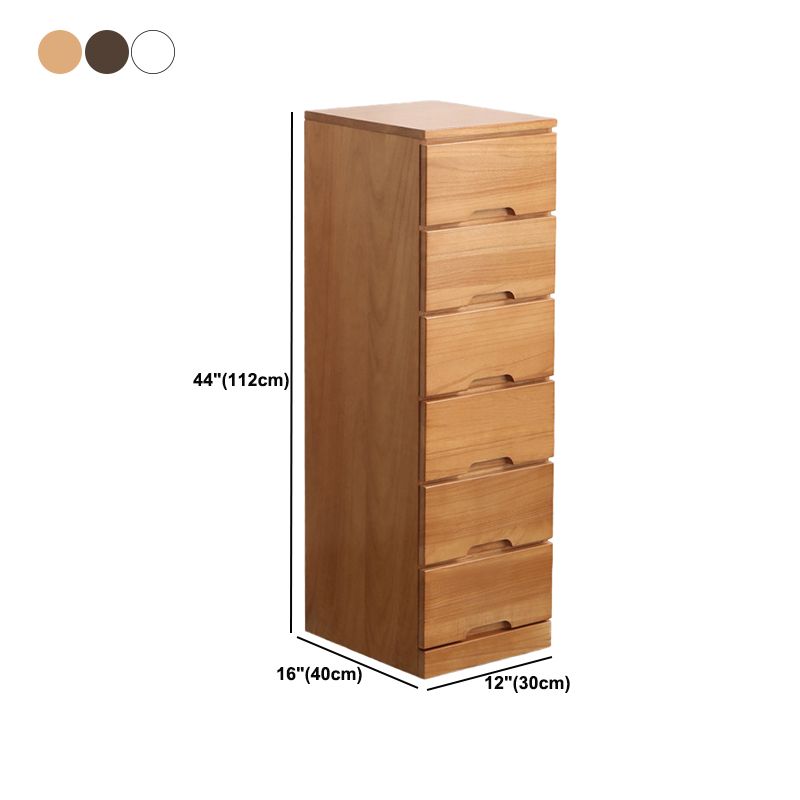 44.09 "H MODICHE MODIDE MODIDE SOLID WOOD ACCENT BESTE met 6 laden