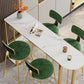 Glam Style Upholstered Counter Stool Armless Bar Stool with Footrest Clearhalo 'Bar Furniture' 'Bar Stools' 'bar_stools' 'furn' 'furn_bar_stools' 'Furniture' 'Kitchen & Dining Furniture' 1200x1200_8906df43-2ebc-4ab6-9f99-6c800a30aa51