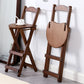Solid Wood Dining Stools Contemporary Folding Bar Stools with Footrest Clearhalo 'Bar Furniture' 'Bar Stools' 'bar_stools' 'furn' 'furn_bar_stools' 'Furniture' 'Kitchen & Dining Furniture' 1200x1200_890932de-d9ff-4fa3-8a99-eef2907f13f9