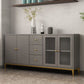 Rettangolo Cucina Sideboard moderna mobile in legno per casa