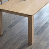 Rectangle 4 Legs Mid-Century Dining Table Solid Wood Fixed Table for Kitchen Clearhalo ' dining_table' 'Dining Tables & Seating' 'Dining Tables' 'Furniture' 'furniture_dining_table' 'Kitchen & Dining Furniture' 'kitchen&dining_furn' 'kitchen' 'kitchen_dining_table' 1200x1200_890dd8b0-9039-44d6-827a-092aa026576b