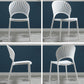Home Contemporary Side Chair Open Back Shell-shaped Plastic Dining Room Chair Clearhalo ' kitchen&dining_furn' 'Dining Chairs' 'Dining Tables & Seating' 'dining_chair' 'Furniture' 'furniture_dining_chair' 'Kitchen & Dining Furniture' 'kitchen' 1200x1200_890e2425-5ba5-47ed-a4d2-bbb5ece87fa7