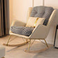 Modern Upholstered Rocker Chair Metal Frame Dirt Resistant Rocker Chair Clearhalo 'Chairs & Seating' 'furn' 'furn_rocking_chairs' 'Furniture' 'Living Room Furniture' 'Rocking Chairs' 'rocking_chairs' 1200x1200_890f26e9-e132-4837-9be7-08f5438b35d5