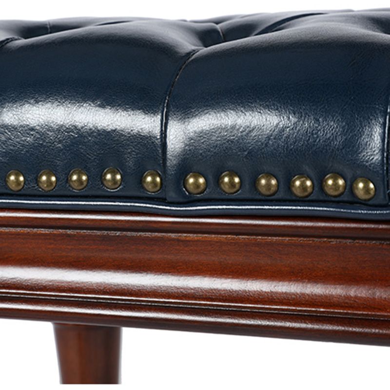 16.1" Wide Upholstered Seating Bench Traditional Entryway and Bedroom Bench with Cushioned Clearhalo 'Benches' 'Chairs & Seating' 'furn' 'furn_benches' 'Furniture' 'Living Room Furniture' 1200x1200_89112df4-9cb6-4657-a14c-b5e0cc538df0