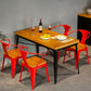 Industrial Dining Chairs Set 1/2/5 Pcs Solid Wood Top Table with Metal Windsor Chairs Clearhalo 'Dining Room Sets' 'Dining Tables & Seating' 'dining_room_set' 'furn' 'furn_dining_room_set' 'Furniture' 'Kitchen & Dining Furniture' 1200x1200_8911c745-a951-4e29-98ce-05ae8dbbb1f8
