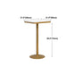 Glam Faux Marble Bistro Table Indoor Gold Steel Bar Dining Table with Single Pedestal Clearhalo 'Bar Furniture' 'Bar Tables' 'bar_tables' 'furn' 'furn_bar_tables' 'Furniture' 'furniture_bar_tables' 'Kitchen & Dining Furniture' 1200x1200_891359cd-bd9e-484b-9a62-0a841b886c69