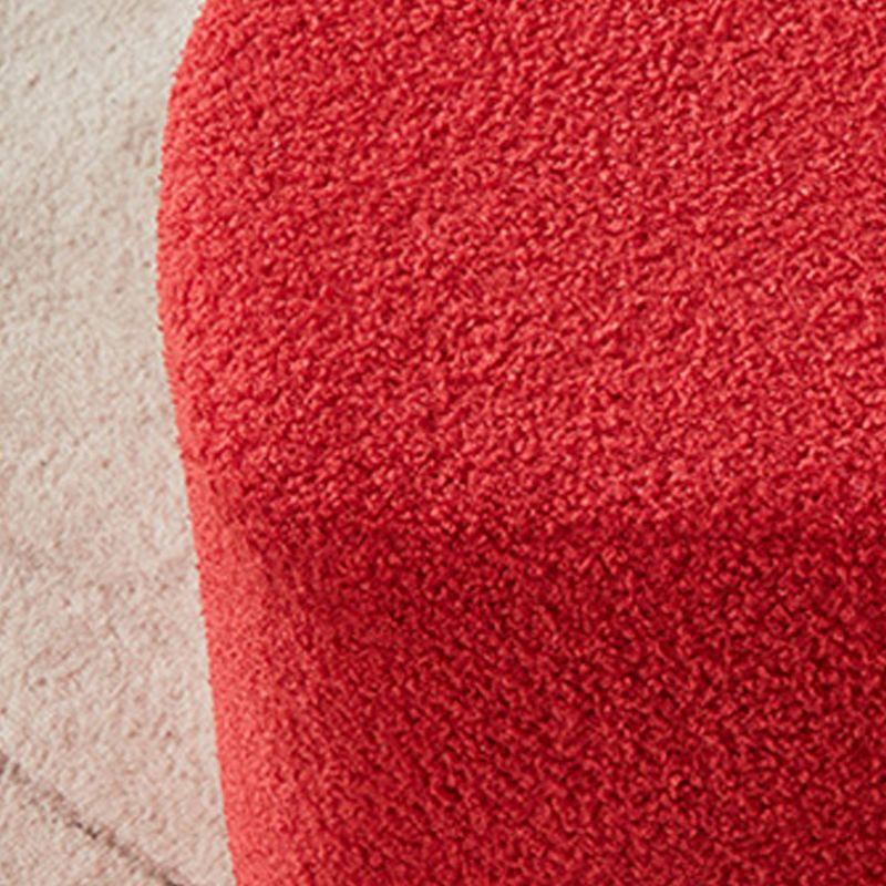 Contemporary Pouf Solid Color Sherpa Heart Shape Fade Resistant Pouf Clearhalo 'furn' 'furn_ottomans_poufs' 'Furniture' 'Living Room Furniture' 'Ottomans & Poufs' 'ottomans_poufs' 1200x1200_891972c8-f3a7-4239-89d3-c0ae0db47855