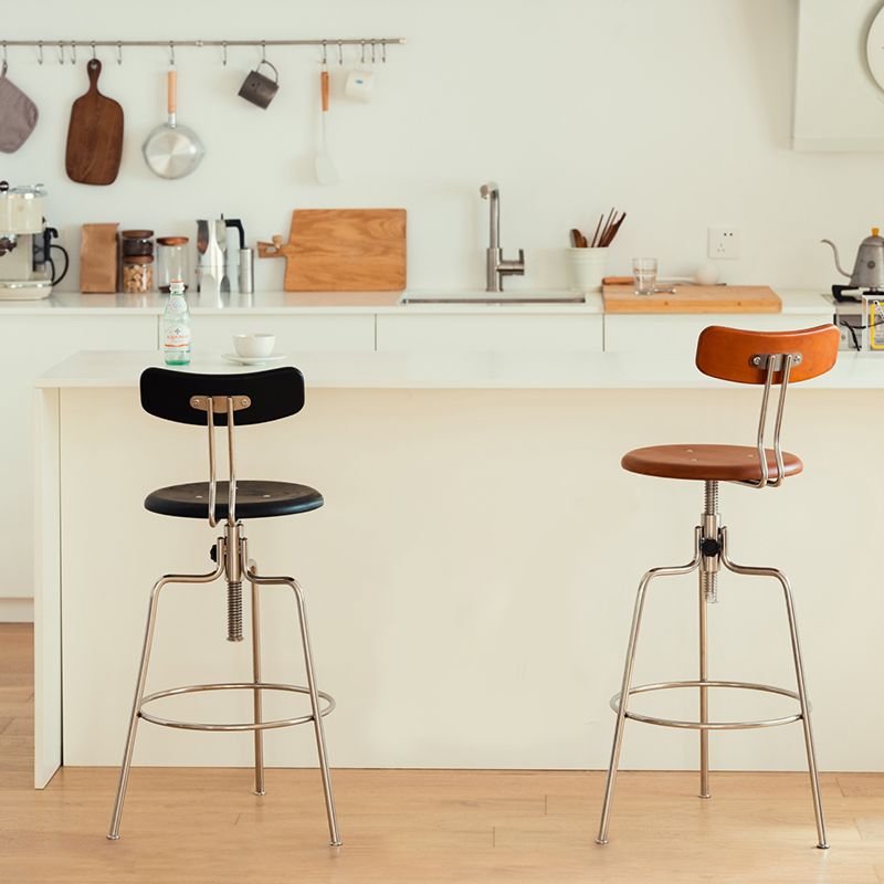 Moderne roteerbare barkruk lage rugtellerbark ontlasting voor thuis