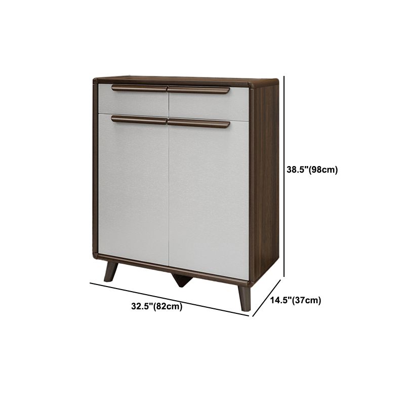 Industriële houten accentkastbar trekt rechte benen kast