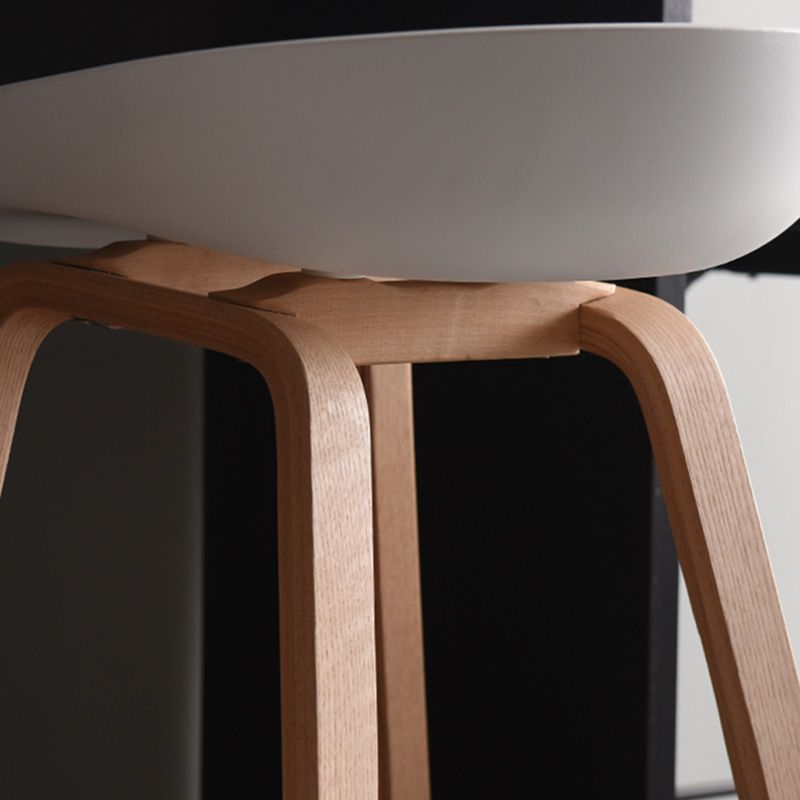 Modern Beech Bar Stool Backrest Bucket Counter Height Stool with Plastic Seat Clearhalo 'Bar Furniture' 'Bar Stools' 'bar_stools' 'furn' 'furn_bar_stools' 'furniture_bar_stools' 'Kitchen & Dining Furniture' 'kitchen&dining_furn' 'kitchen' 'kitchen_furn' Furniture' 1200x1200_891efa4c-eb0b-4814-b621-6d33a4cc079b