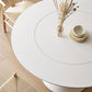 Round White-black Stone Dining Table Modern Turntable Furniture With Pedestal Base Clearhalo 'Dining Tables & Seating' 'Dining Tables' 'dining_table' 'furn' 'furn_dining_table' 'Furniture' 'Kitchen & Dining Furniture' 1200x1200_89210629-44d8-4e2e-b13a-b89032334d9a