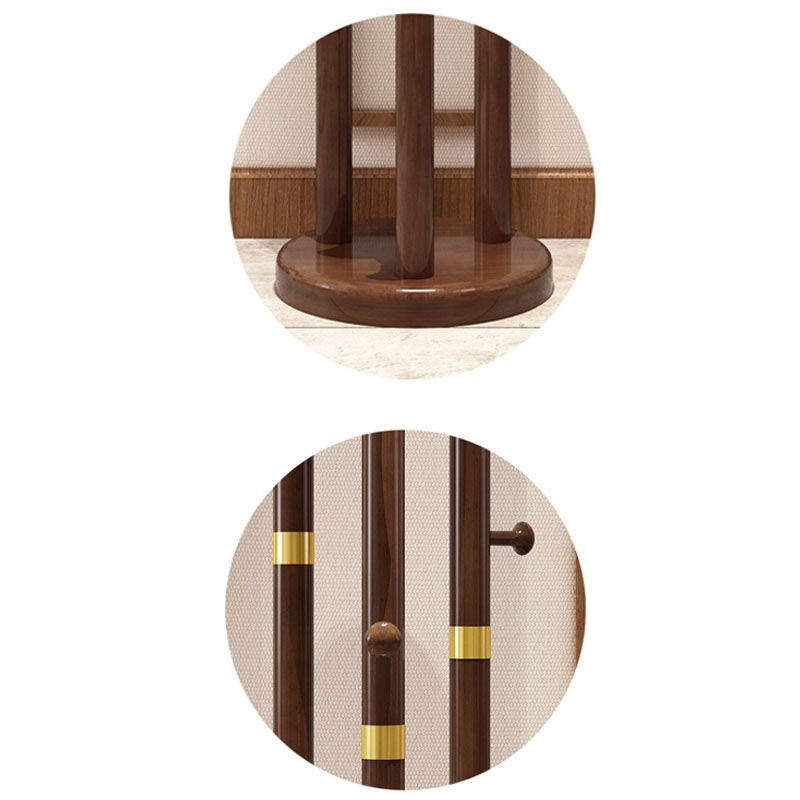 Massives Holz Eingangsschichtbügel traditioneller Stil einfacher Heimatbodenschatzregal