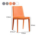 Faux Leather Dining Room Chair Modern Upholstered Dining Side Chair