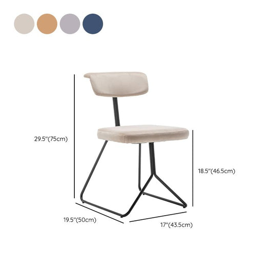 Traditional Upholstered Dining Chairs Kitchen Dining Armless Chair