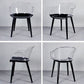 Scandinavian Style Plastic Chair Set Solid Back Arm Kitchen Single Dining Chair Clearhalo ' kitchen&dining_furn' 'Dining Chairs' 'Dining Tables & Seating' 'dining_chair' 'Furniture' 'furniture_dining_chair' 'Kitchen & Dining Furniture' 'kitchen' 1200x1200_8931473c-648b-4bd6-b010-e46c9cbda2be