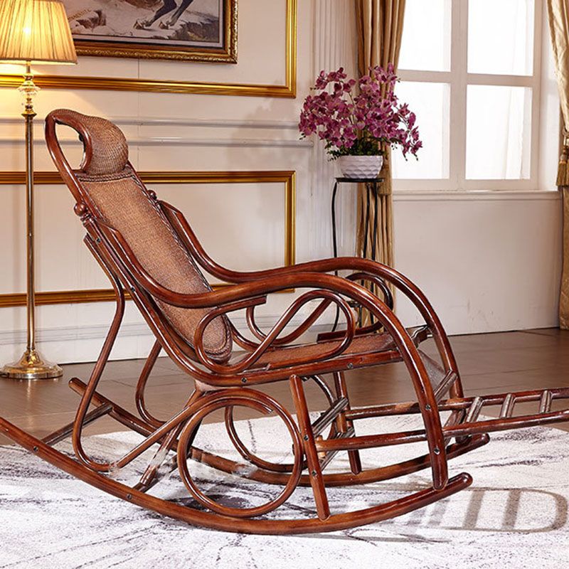 Mid Century moderne stijl schommelstoel houten schommelstoel voor woonkamer