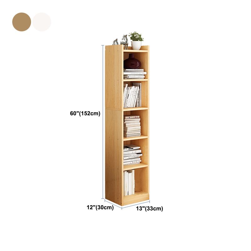Contemporary Wood Bookcase, Geometric Bookshelf for Living Room Clearhalo 'Bookcases' 'furn' 'furn_bookcases' 'Furniture' 'Office Furniture' 1200x1200_8933f0f1-8356-4666-92df-000cbc8956de