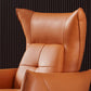 31" Wide Contemporary Wingback Recliner Genuine Leather Wing Chair Recliner