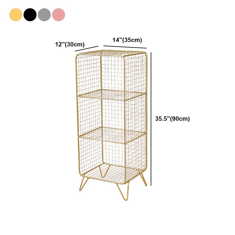 Metal Modern Standard Bookshelf Closed Back Bookcase for Home Office Clearhalo 'Bookcases' 'furn' 'furn_bookcases' 'Furniture' 'furniture_bookcases' 'Office Furniture' 1200x1200_8938a86f-6595-4538-a99c-01a038e2b2d4