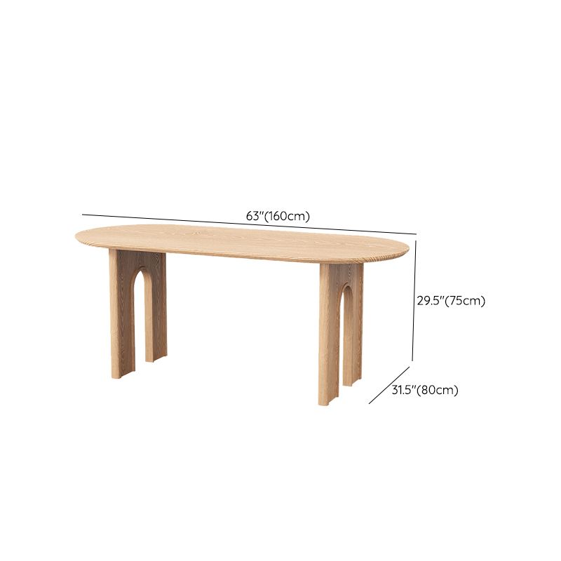 Solid Wood Dining Room Dinner Kitchen Table Contemporary Dining Table Clearhalo 'Dining Tables & Seating' 'Dining Tables' 'dining_table' 'furn' 'furn_dining_table' 'Furniture' 'Kitchen & Dining Furniture' 1200x1200_8939f20e-f5ee-4ed6-bfbf-a5cfc611b88a