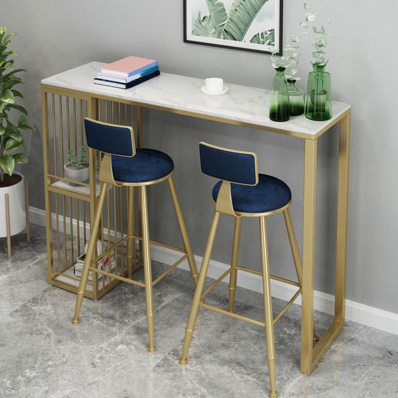 1/3/5 Pieces Bar Table Set Glam Rectangular Table and Stool Set Clearhalo 'Bar Furniture' 'furn' 'furn_home_bar_bar_sets' 'Furniture' 'Home Bars & Bar Sets' 'home_bar_bar_sets' 'Kitchen & Dining Furniture' 1200x1200_893a7239-a419-45a6-8d6b-69d08eae0602