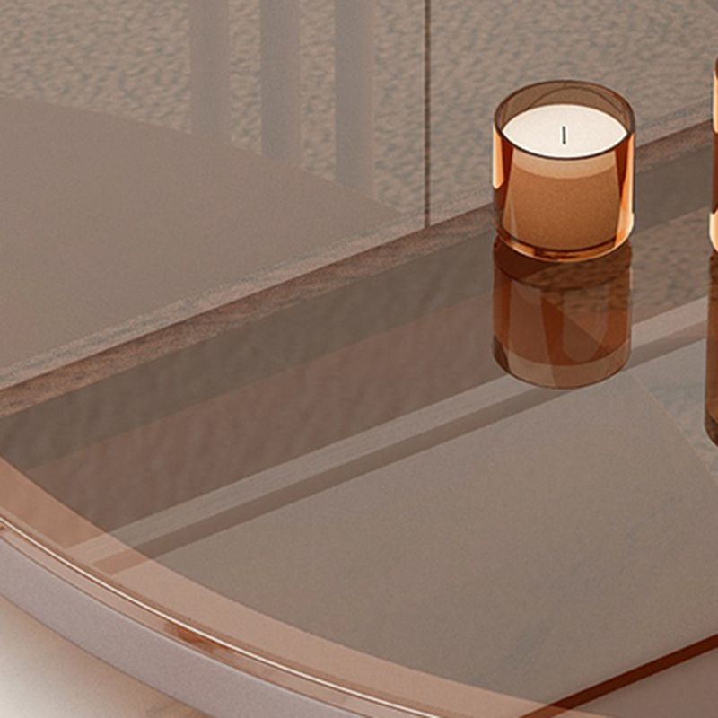 Frame Round Glam Coffee Table Slate Nesting Coffee Table Set Clearhalo 'Coffee & Accent Tables' 'Coffee Tables' 'coffee_tables' 'furn' 'furn_coffee_tables' 'Furniture' 'Living Room Furniture' 1200x1200_893c6090-5394-407b-bbb2-0dd5554936d3