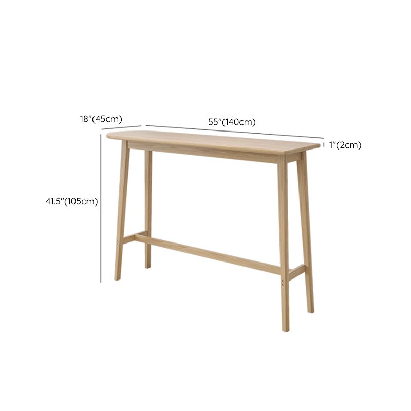 Modern Trestle Base Bar Table Set 1/2/3 Pcs Solid Wood Bar Table and Stools Clearhalo 'Bar Furniture' 'furn' 'furn_home_bar_bar_sets' 'Furniture' 'Home Bars & Bar Sets' 'home_bar_bar_sets' 'Kitchen & Dining Furniture' 1200x1200_893cafe8-1dd7-432d-ac11-1af94872d032