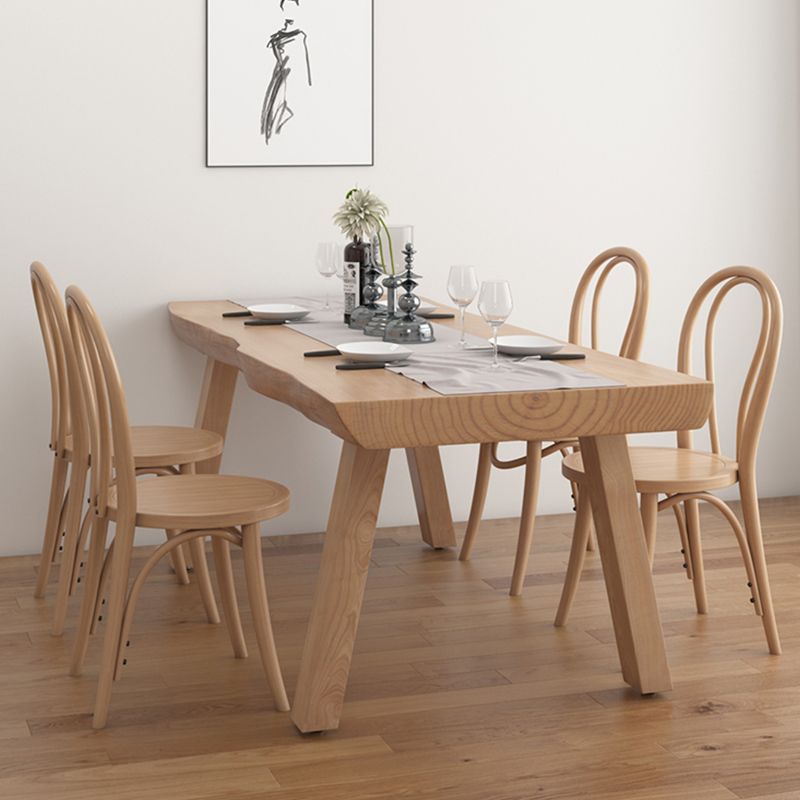 Modern 1/4/5/6 Pieces Dining Set with Solid Wood Table and Chairs Furniture Clearhalo 'Dining Room Sets' 'Dining Tables & Seating' 'dining_room_set' 'furn' 'furn_dining_room_set' 'Furniture' 'furniture_dining_room_set' 'Kitchen & Dining Furniture' 'kitchen&dining_furn' 'kitchen' 1200x1200_893d1400-ab87-40b8-95bf-6401d3349ed8