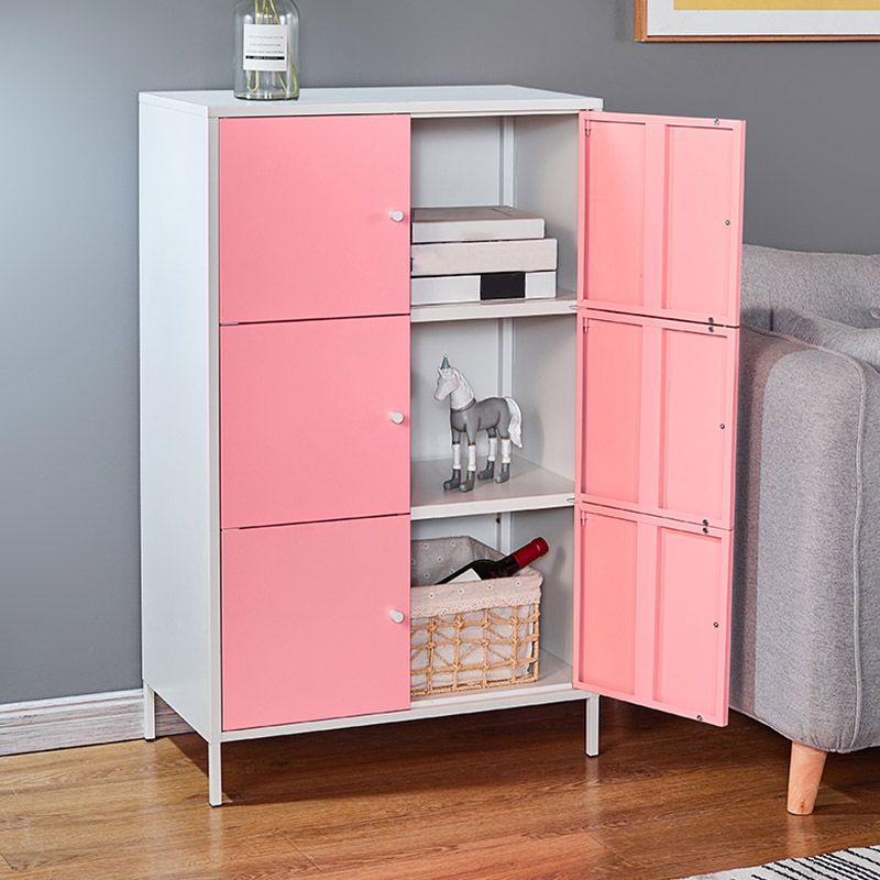 Modern Storage Cabinet Hinged Wardrobe Armoire - 25.6"L x 14.2"W x 41.3"H Clearhalo 'Armoires & Wardrobes' 'armoires_wardrobes' 'Bedroom Furniture' 'furn' 'furn_armoires_wardrobes' 'Furniture' 1200x1200_893e6654-0f5d-4d4a-8189-35405955b53d