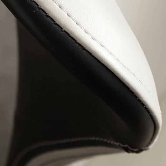 Silla lateral de comedor de cuero de cuero de estilo moderno para comedor para comedor