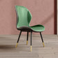 Glam Leather Dining Chair Wingback Side Furniture in Matte Finish for Indoor Clearhalo 'Dining Chairs' 'Dining Tables & Seating' 'dining_chair' 'furn' 'furn_dining_chair' 'Furniture' 'Kitchen & Dining Furniture' 1200x1200_893e950c-237c-4521-92e8-2f57007f9eea