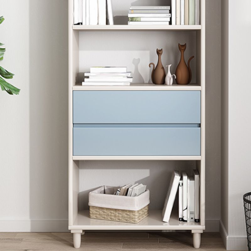 4-Shelf Wood Standard Bookcase Contemporary Book Shelf,67''H x 23.6''W Clearhalo 'Bookcases' 'furn' 'furn_bookcases' 'Furniture' 'furniture_bookcases' 'kitchen' 'kitchen_bookcases' 'Living Room Furniture' 'Office Furniture' 1200x1200_893e9f34-486f-4458-b58c-2b8090ea3fd1
