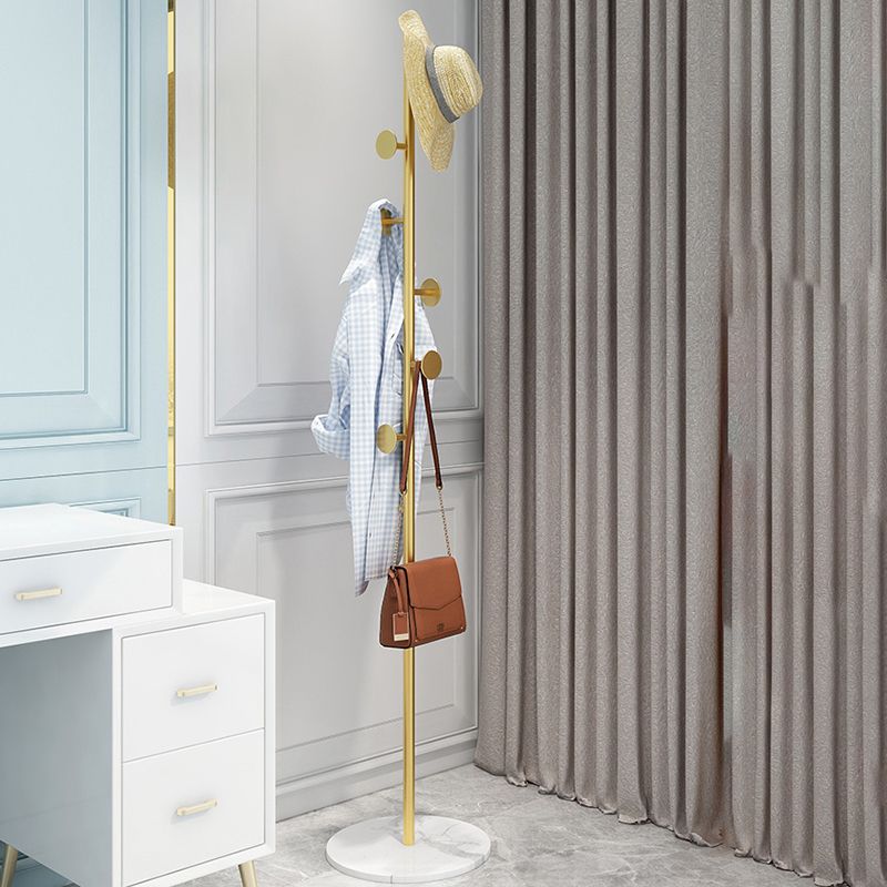 Wunderschöne Kleiderregal Festkörper -Metall -Eingangshalle mit Kleiderhaken